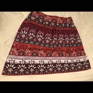Loft outlet linen skirt